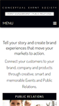 Mobile Screenshot of conceptualeventsociety.com